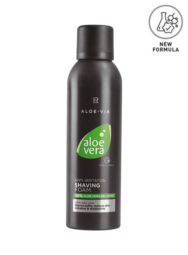 LR Aloe Vera Shaving Foam – sanfter Rasierschaum mit 30 % Aloe Vera und Bio-Calendula für empfindliche Männerhaut