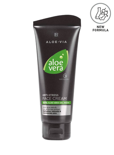 LR Aloe Vera Anti‑Stress Face Cream – MännerGesichtscreme mit 50 % Aloe Vera-Gel & Weißer-Tee-Extrakt zur feuchtigkeitsspendenden Hautberuhigung