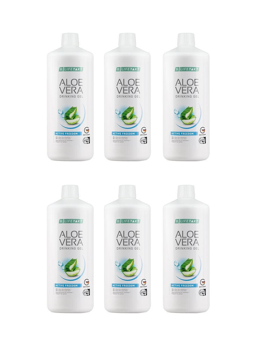 lr aloe vera drinking gel active freedom 1000ml LR Aloe Vera Drinking Gel active freedom – Natürliche Gelenksförderung, 6x 1000  ml – LR-Propolis.de