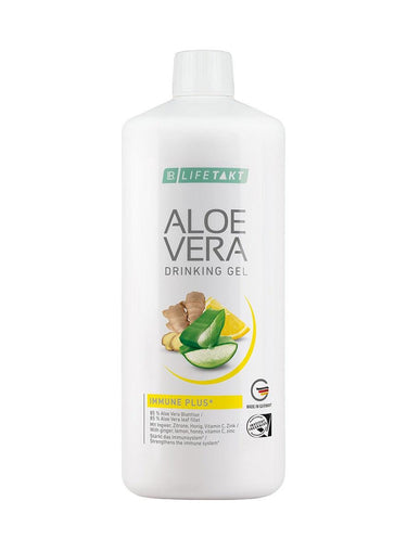 LR Aloe Vera Drinking Gel Immune Plus – Aloe Vera Trinkgel mit Honig, Ingwer, Vitamin C, Zink & Selen