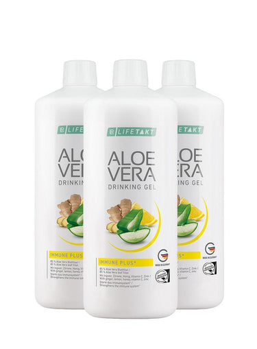 LR Aloe Vera Drinking Gel Immune Plus 3er Set – 3 × 1 l Aloe Vera Trinkgel für Immunsystem