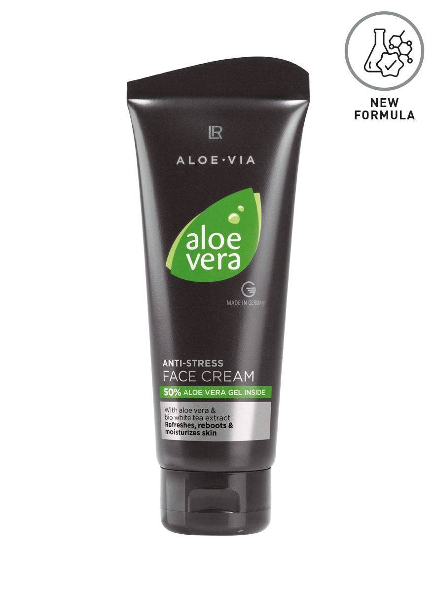 LR Aloe Vera Anti‑Stress Face Cream – MännerGesichtscreme mit 50 % Aloe Vera-Gel & Weißer-Tee-Extrakt zur feuchtigkeitsspendenden Hautberuhigung