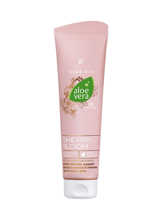 LR Aloe Vera Cherry Bloom Cleansing Sorbet – sanftes Gesichts-Sorbet mit 50 % Aloe Vera und Kirschblüten-Extrakt für porentiefe Reinigung