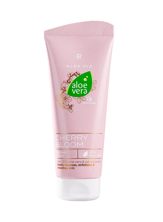 LR Aloe Vera Cherry Bloom Duschpeeling – mit Kirschblütenduft, 30 % Aloe Vera-Gel und natürlichen Peelingkörnern für ein frisches Hautgefühl