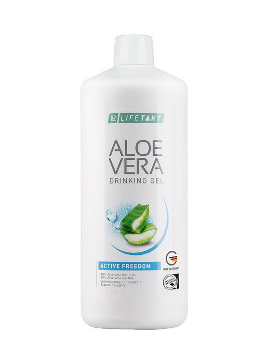 LR Aloe Vera Drinking Gel Active Freedom – Trinkgel für Gelenkgesundheit mit Kollagen, Glucosamin & Vitamin C/E