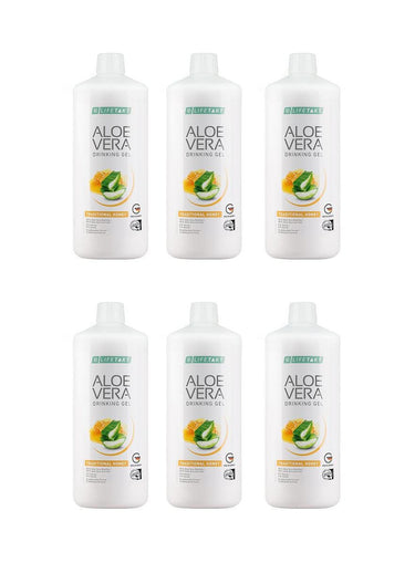 LR Aloe Vera Drinking Gel mit Honig – 6er Set, Aloe Vera Trinkgel mit Honig und Vitamin C