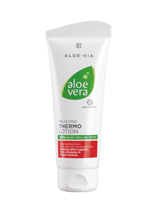LR Aloe Vera Entspannende Thermolotion – mit 45 % Aloe Vera-Gel & ätherischen Ölen für wohltuende Wärme & Entspannung der Muskulatur