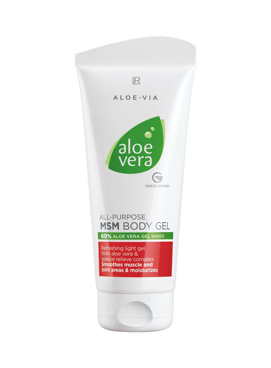 LR Aloe Vera MSM Körper Gel – kühlendes Aloe Vera-Gel mit 60 % Aloe Vera, MSM & Kräuter-Complex für Muskel- und Gelenkentlastung
