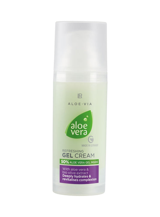 LR Aloe Vera Refreshing Gel Cream – leichte Feuchtigkeitspflege für normale & Mischhaut, 50 ml