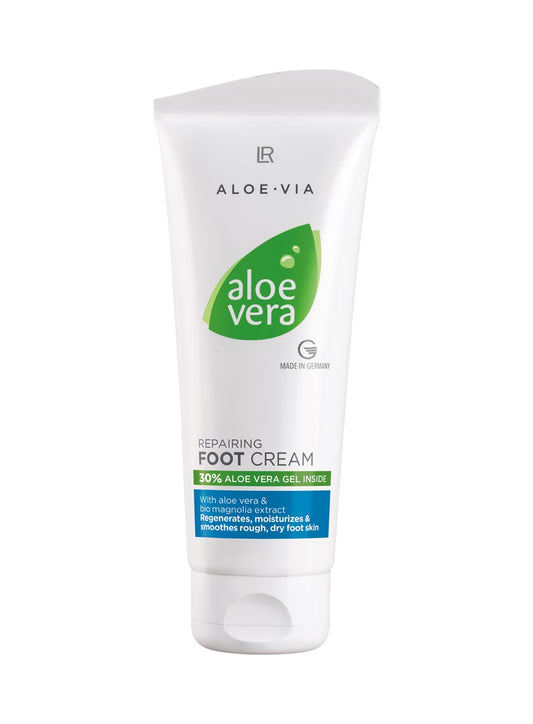LR Aloe Vera Reparierende Fußpflege – regenerierende Pflege mit 30 % Aloe Vera-Gel & Bio-Magnolien-Extrakt für raue, trockene Füße