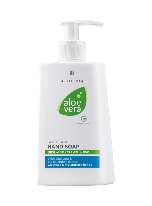 LR Aloe Vera Sanft Reinigende Handseife – milde Flüssigseife mit 38 % Aloe Vera & Bio-Calendula für gepflegte Hände