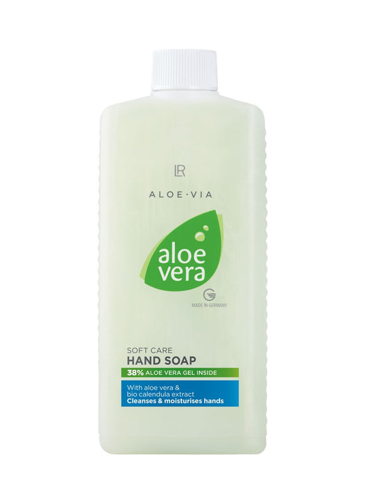 LR Aloe Vera Sanft Reinigende Handseife Nachfüllpack – 1 Liter mit 38 % Aloe Vera-Gel & Bio-Calendula für nachhaltige Handhygiene