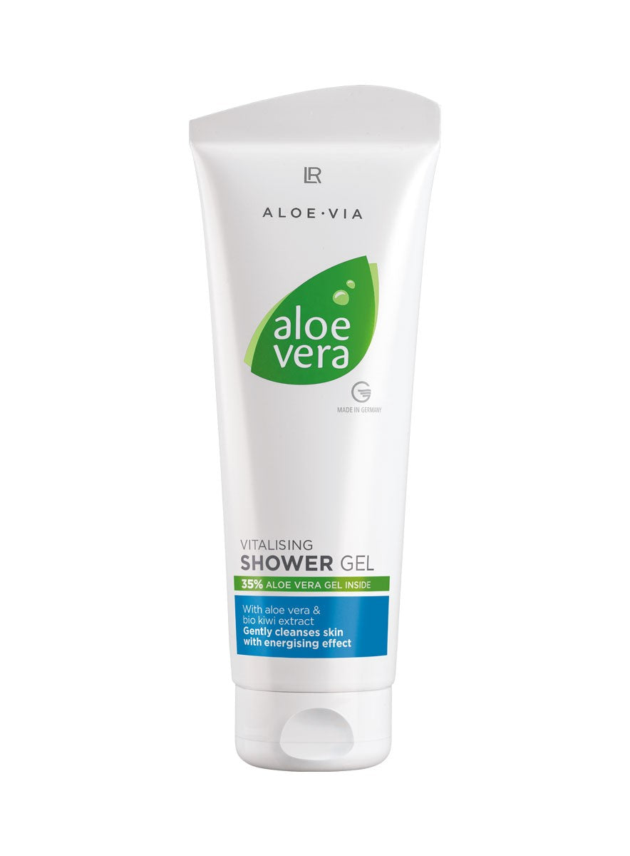 LR Aloe Vera Vitalisierendes Duschgel – 2-in-1 Pflege mit 35 % Aloe Vera-Gel & Bio-Kiwi-Extrakt für erfrischende Reinigung von Haut & Haar